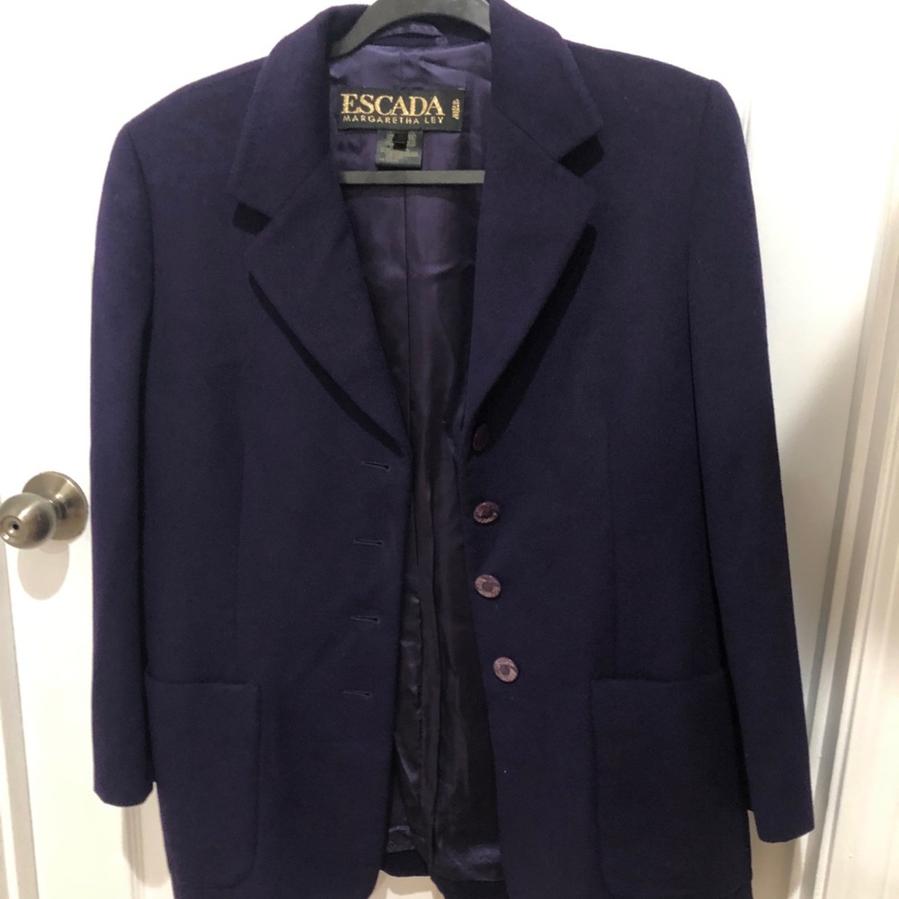 Escada Dark Purple Coat